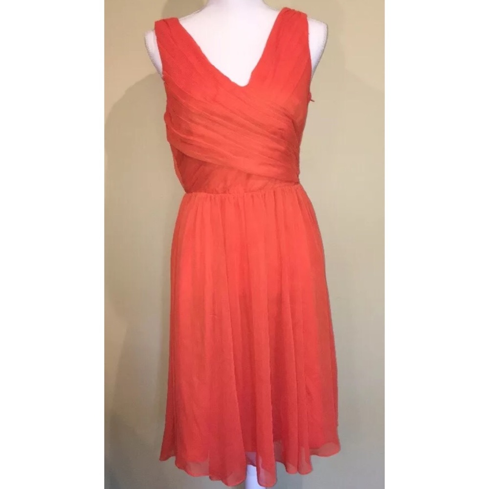 H&M Sleeveless Pleated Prom Dress Knee Length 8